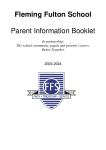 Parents Information Booklet 2023